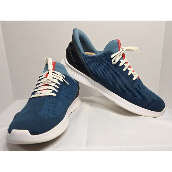Kizik Athens Men's Sz 11.5 Wide Wom.13 Deep Sea Blue Hands Free Slip On Sneakers - Picture 1 of 15